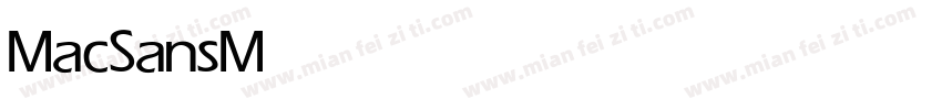 MacSans Medium字体转换